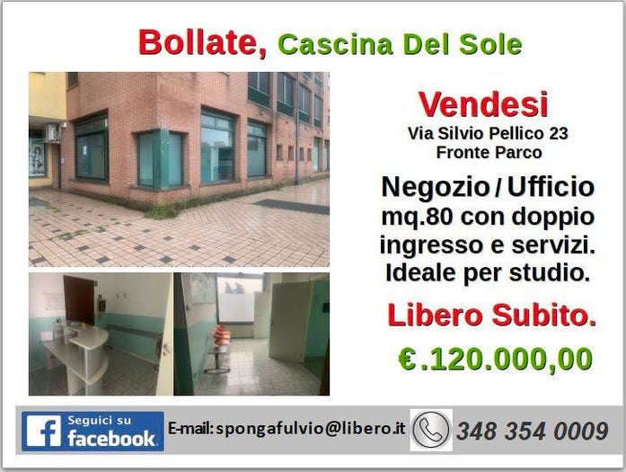 Casa trilocale in vendita in Via Silvio Pellico, Centro, Bollate