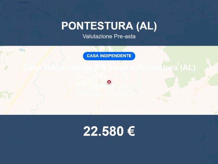 Casa quadrilocale in vendita in Via Piccaluga, Quarti, Pontestura