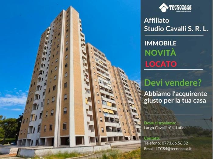 Appartamento trilocale in vendita in Viale Le Corbusier, Q, Latina