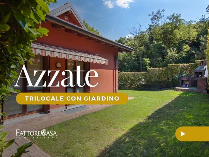 Appartamento trilocale in vendita in Via Giacomo Leopardi, Centro, Azzate