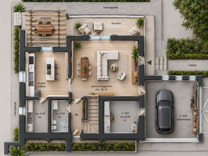 Casa con 5 locali in vendita in Via Don Marino Pratesi, Centro, Agliana