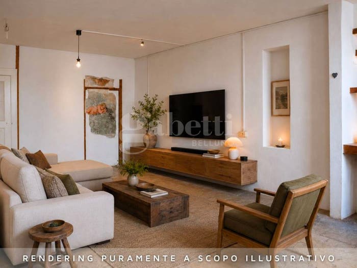 Appartamento quadrilocale in vendita in Riva S Nicolò, Centro, Belluno