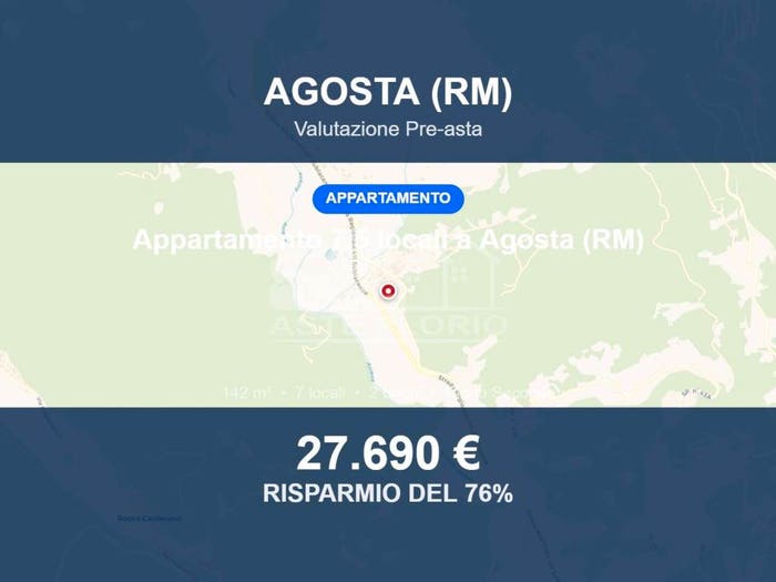 Appartamento con 6 locali in vendita in Via Tostini snc, Tostini, Agosta