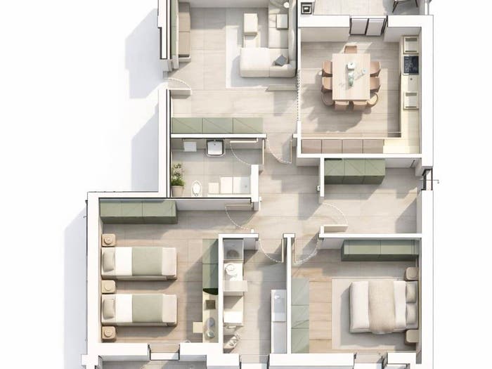 Appartamento quadrilocale in vendita in Via Lago Maggiore, Montebello Vicentino