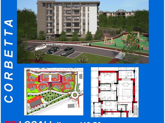 Appartamento trilocale in vendita in Via Silvio Pellico, Semicentro Isola, Corbetta
