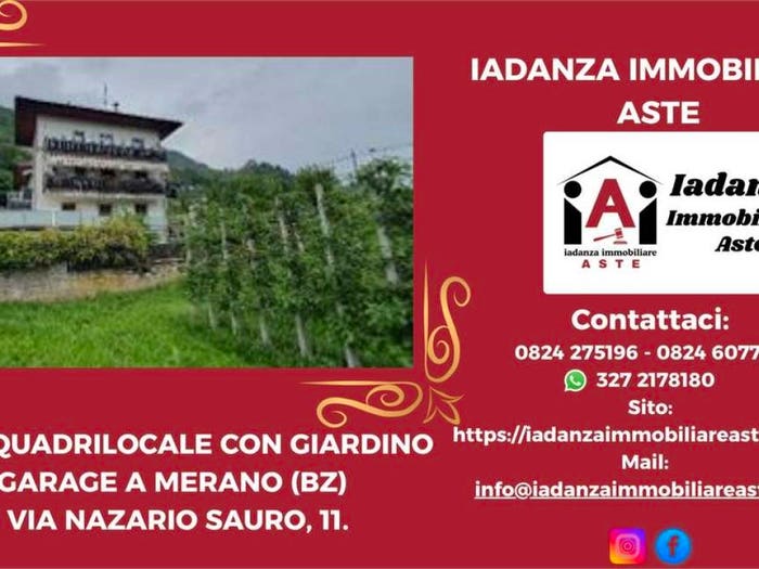 Appartamento quadrilocale in vendita in Via Nazario Sauro, Merano