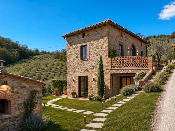 Casa quadrilocale in vendita in Via Pianicoli, Monte Castello di Vibio