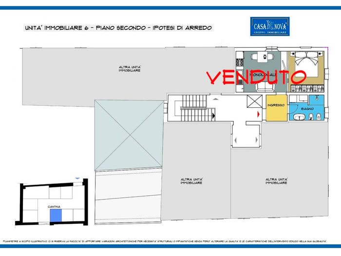 Appartamento monolocale in vendita in Via Leonida Bissolati, Centro, Budrio