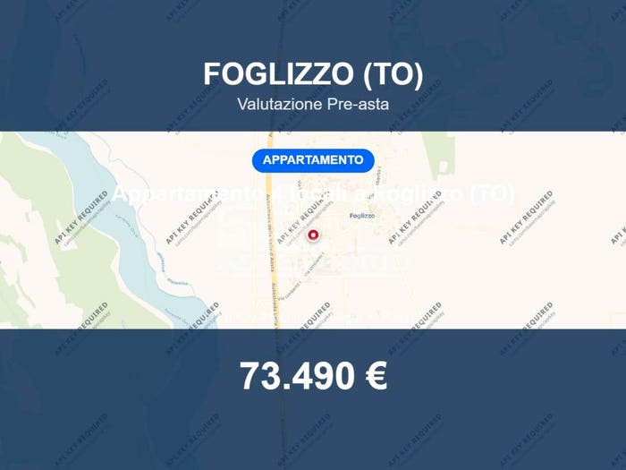 Appartamento quadrilocale in vendita in Via Palestro, Foglizzo