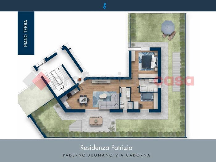 Appartamento trilocale in vendita in Via Cadorna, Semicentro, Paderno Dugnano
