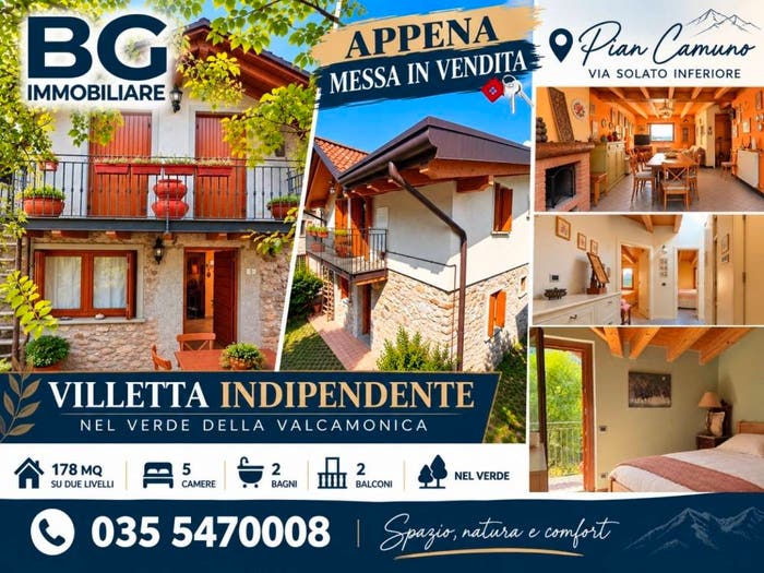 Casa con 5 locali in vendita in Via Solato Inferiore, Solato, Pian Camuno