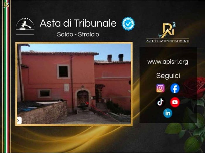 Appartamento trilocale in vendita in Via Capitano Luigi Amici, Arsoli