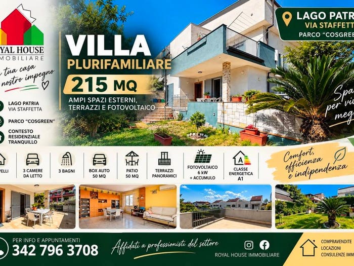 Casa con 5 locali in vendita in Via Staffetta, Lago Patria, Giugliano in Campania