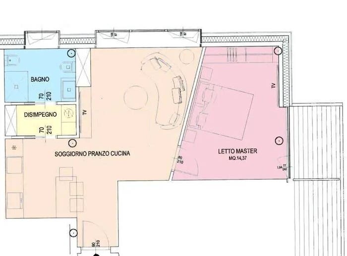 Appartamento bilocale in vendita in Cisanello San Biagio, Pisa