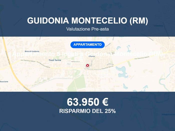 Appartamento con 5 locali in vendita in Viale Trieste, Villalba, Guidonia Montecelio
