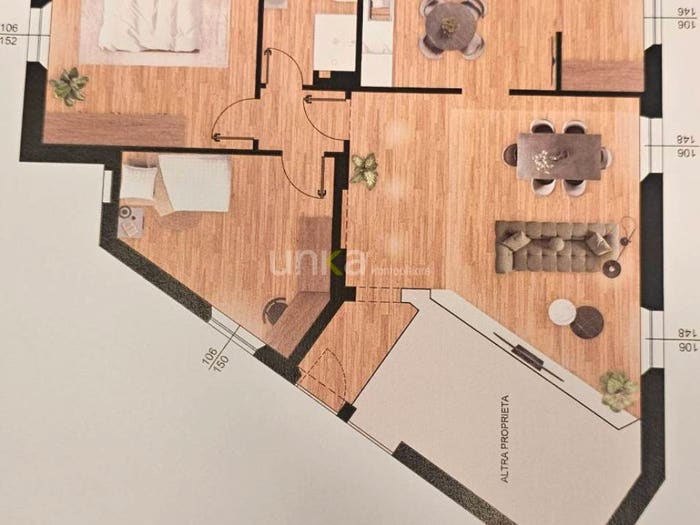 Appartamento quadrilocale in vendita in Via Roma, Via Roma Asse Sud, Jesi
