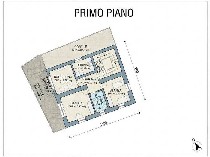 Appartamento trilocale in vendita in Roncegno, Roncegno Terme