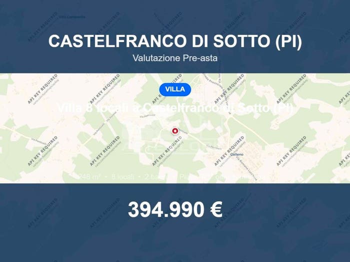 Casa con 6 locali in vendita in via Ponticelli a e b, Centro, Castelfranco di Sotto