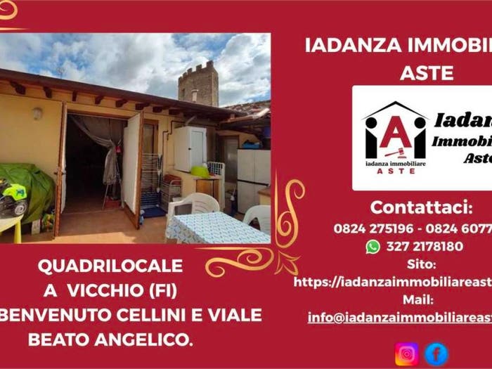 Appartamento quadrilocale in vendita in Via Benvenuto Cellini e Viale Beato Angelico, Centro, Vicchio