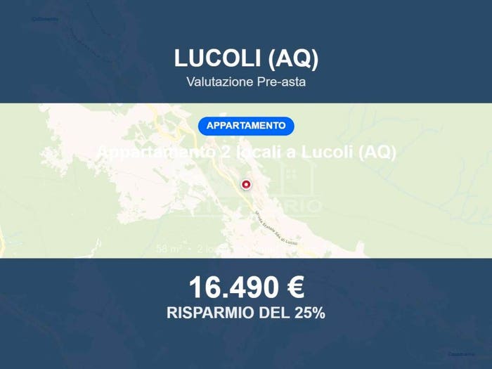 Appartamento bilocale in vendita in Via della Genziana, Casamaina, Lucoli