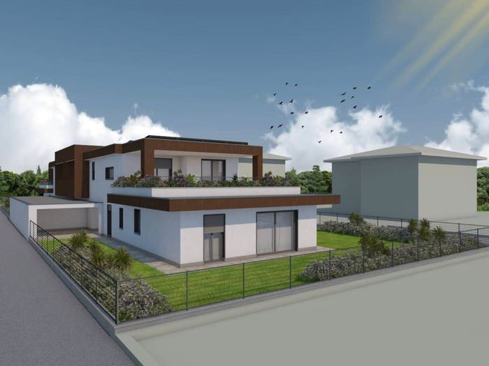 Appartamento quadrilocale in vendita in Via Carlo Poerio, Centro, Magnago