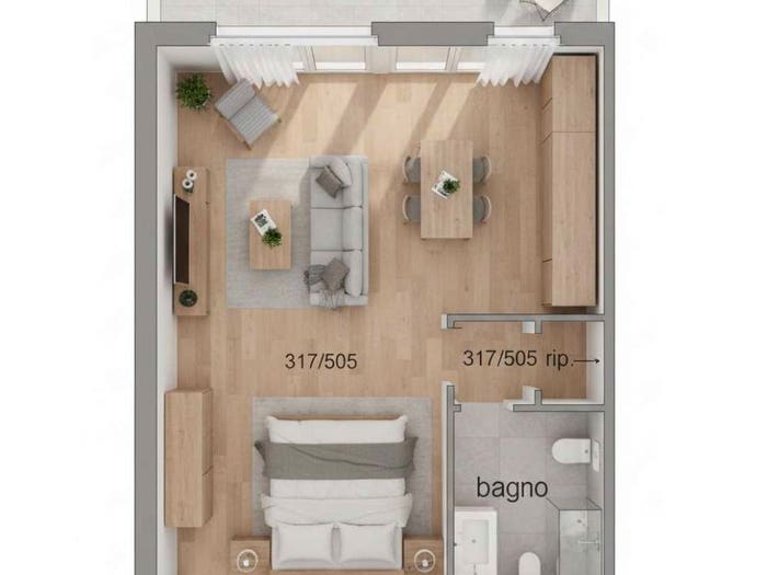 Appartamento monolocale in vendita in via Dorando Petri, Centro, Bagnolo Cremasco