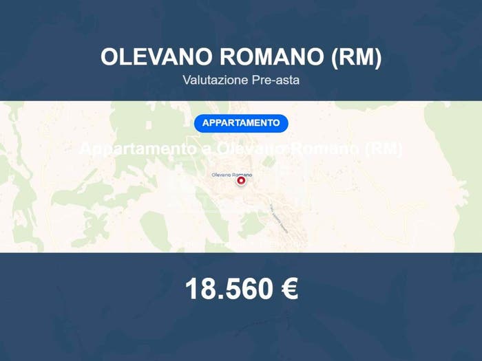 Appartamento trilocale in vendita in Via Giuseppe Mazzini, Olevano Romano