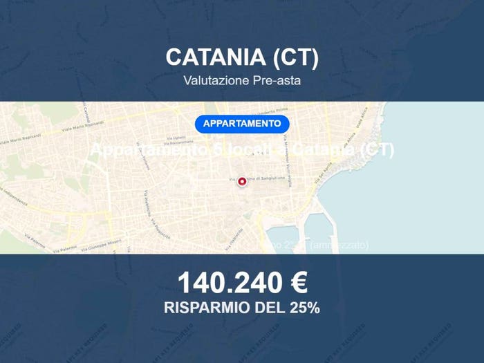 Appartamento con 5 locali in vendita in Via Antonino Di Sangiuliano, Centro Storico Porto, Catania