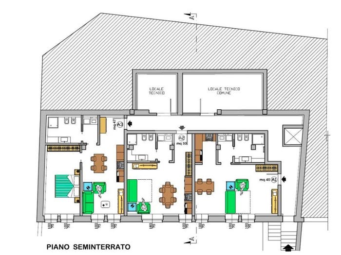Appartamento trilocale in vendita in Via XX Settembre, Centro, Manerbio