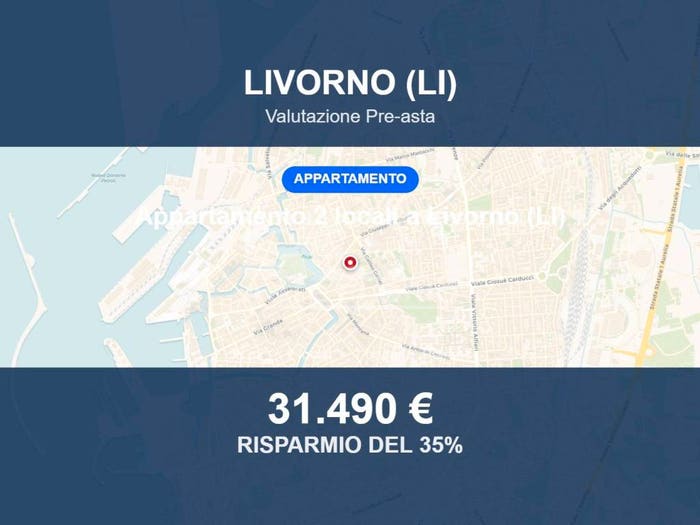 Appartamento bilocale in vendita in Via Terrazzini A, Centro, Livorno