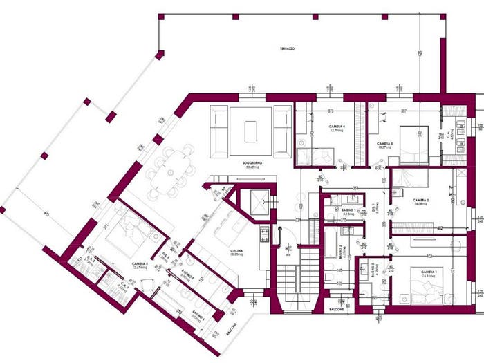 Casa con 6 locali in vendita in Via Salvio Giuliano, Washington, Milano