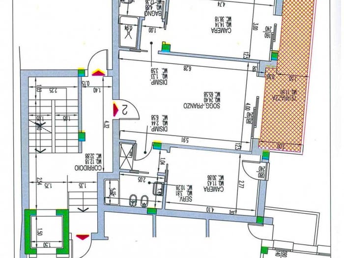 Appartamento trilocale in vendita in via savonarola, Savonarola Ponte Molino, Padova