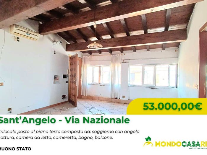 Appartamento trilocale in vendita in Via Nazionale, Centro, Sant'Angelo Romano