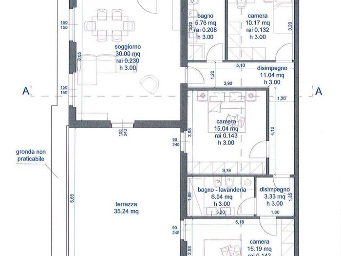 Appartamento quadrilocale in vendita in Via Veneto Borgo Trento, Brescia
