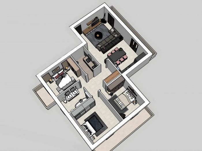 Appartamento quadrilocale in vendita in Piazza Novembre, Centro, Povegliano Veronese