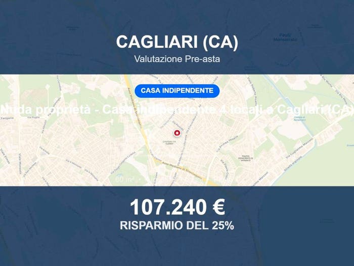 Casa quadrilocale in vendita in Via Legnano A, Santa Maria Chiara, Cagliari