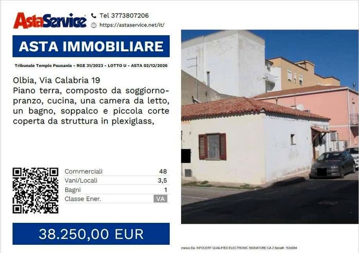 Appartamento trilocale in vendita in Via Calabria, Santa Maria, Olbia
