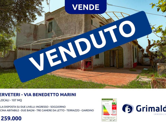 Casa quadrilocale in vendita in Viale Benedetto Marini, Cerenova, Cerveteri