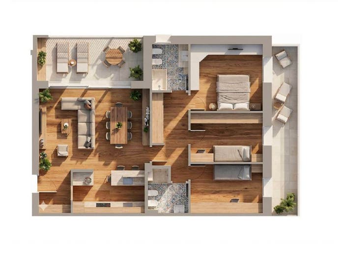 Appartamento quadrilocale in vendita in Via Filippo Turati, Curno