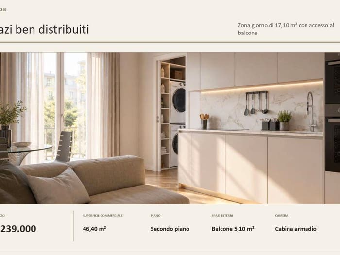 Appartamento bilocale in vendita in Via Pasquale Tola, San Benedetto, Cagliari