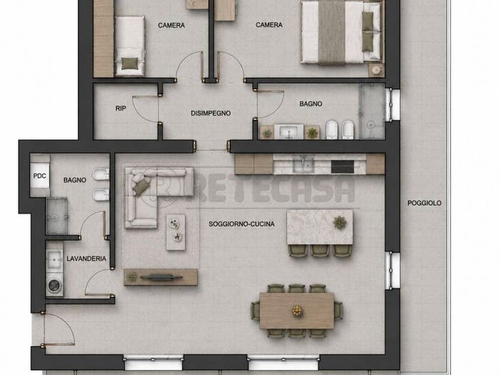 Appartamento trilocale in vendita in Via Vegri Vecchia, Centro, Carmignano di Brenta