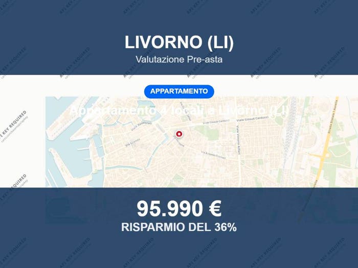 Appartamento quadrilocale in vendita in Via Chiellini, Centro, Livorno