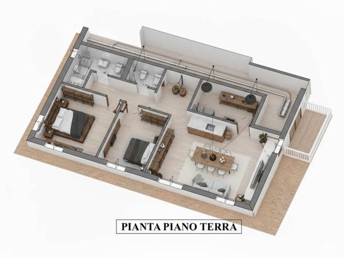 Appartamento quadrilocale in vendita in via Marco Uccellini, Centro, Forlimpopoli