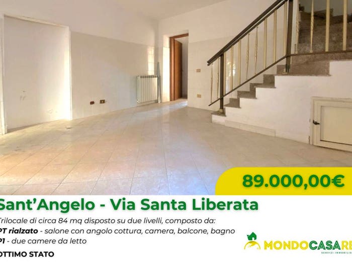 Appartamento quadrilocale in vendita in Via Santa Liberata, Centro, Sant'Angelo Romano