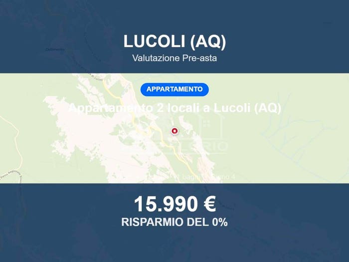 Appartamento bilocale in vendita in Via del Biancospino, Casamaina, Lucoli