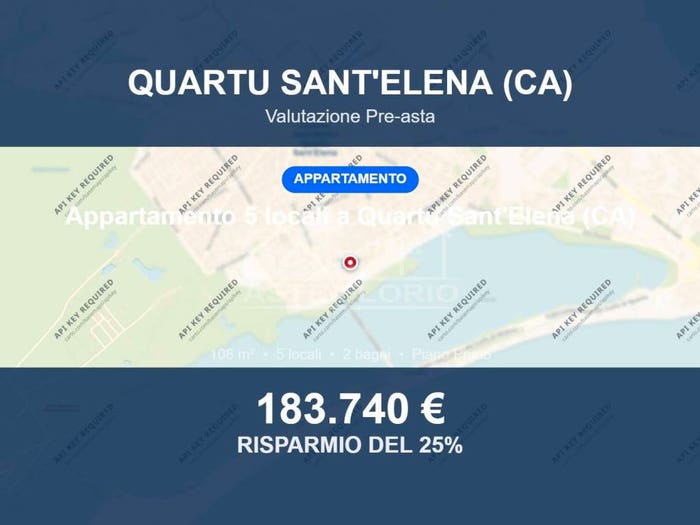 Appartamento con 5 locali in vendita in Via Italia, Quartu, Quartu Sant'Elena
