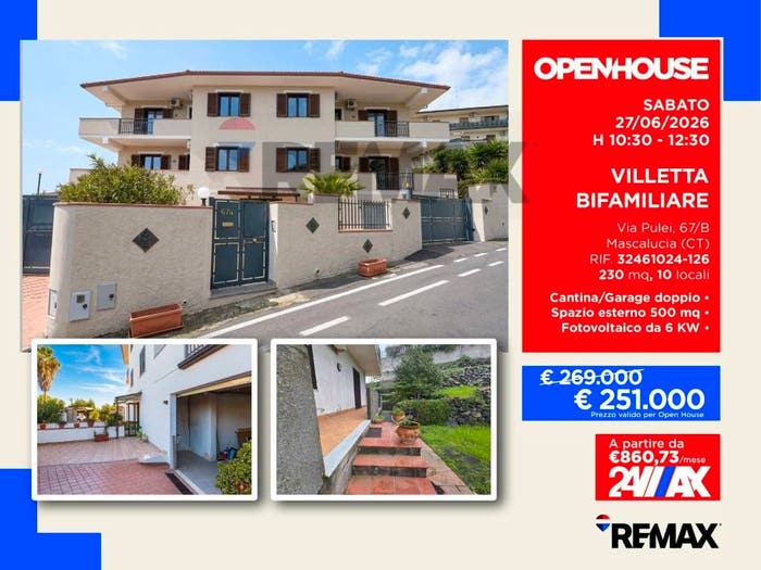 Casa con 6 locali in vendita in Via Pulei, Centro, Mascalucia