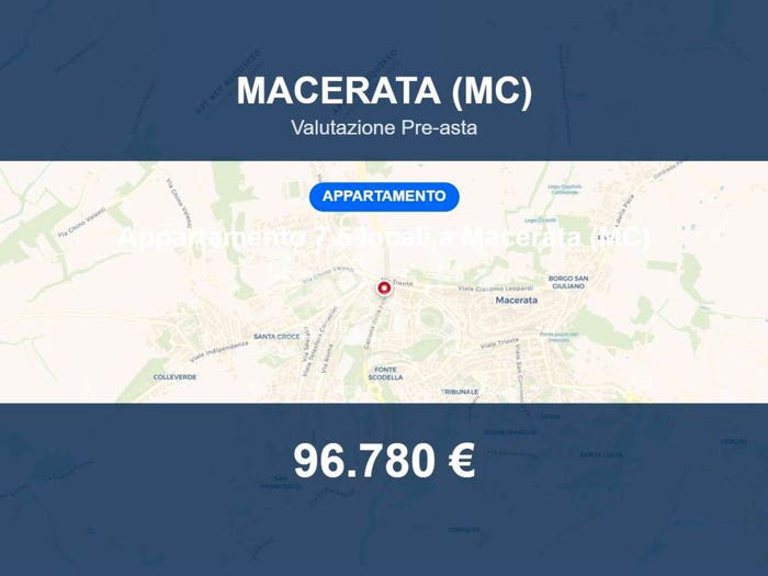 Appartamento con 6 locali in vendita in Corso Cavour, Centro, Macerata