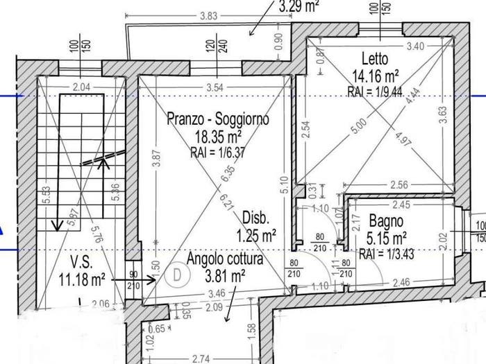 Appartamento bilocale in vendita in Centro, Mantova