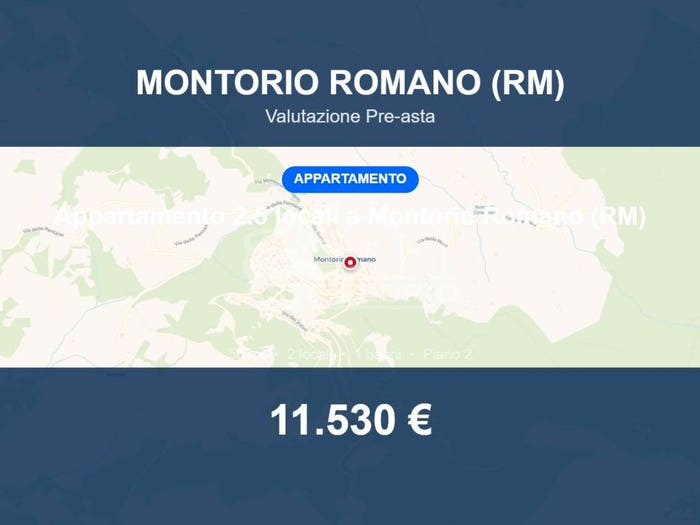 Appartamento bilocale in vendita in Via delle Sorgenti, Montorio Romano